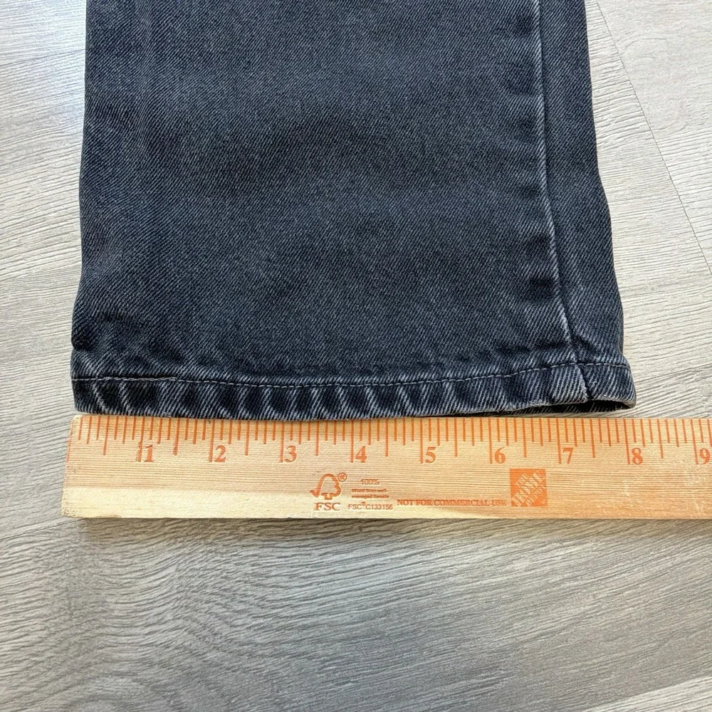 Vintage 90s Levis 550 Jeans Mens 36x34 Black Made in USA Relaxed Fit Denim